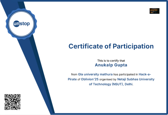 Hack-a-Pirate, Oblivion'25