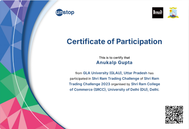 Shri Ram Trading Challenge